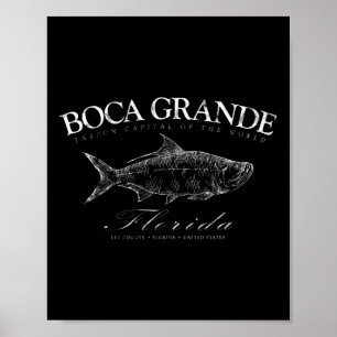 Poster Boca Grande Capital Tarpon do Mundo Gasparilla
