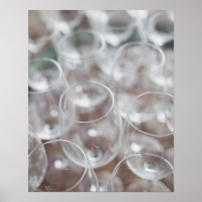 Poster Bodega Marques de Riscal Winery, provando de vinho (Frente)