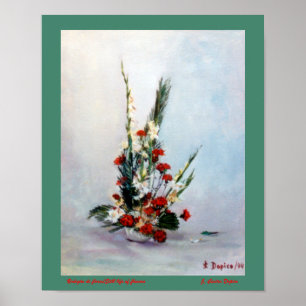 Poster Bodegón de Flores — Vida estática das flores