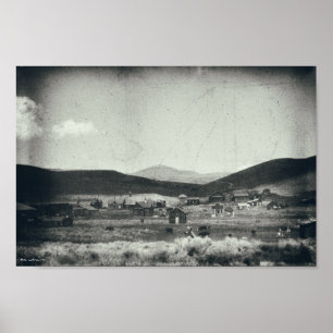 Poster Bodie California Ghost Town Landscape