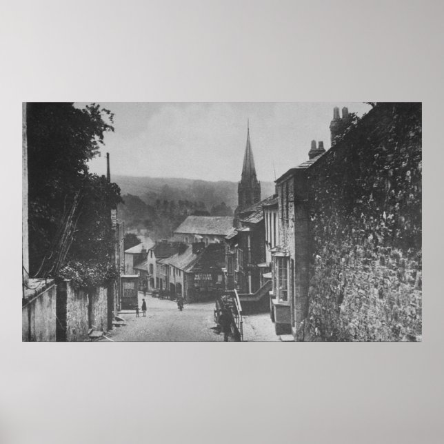 Poster Bodmin Hill, Lostwiiel, Cornwall (Frente)