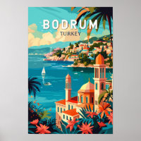 Bodrum Turquia Viagem Arte Vintage
