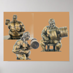 Poster Bodybuilder do halterofilismo