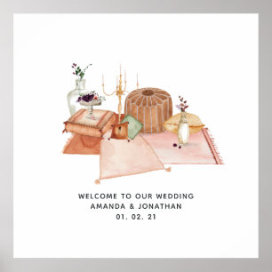 Poster Boêmia Boêmia do Shrine do outono de Dusty Bem-vin