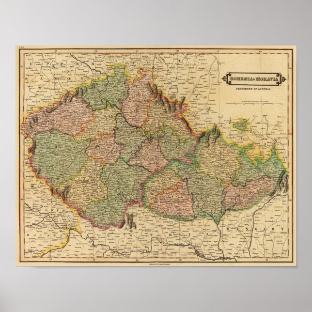 Póster Boêmia, Morávia (Frente)