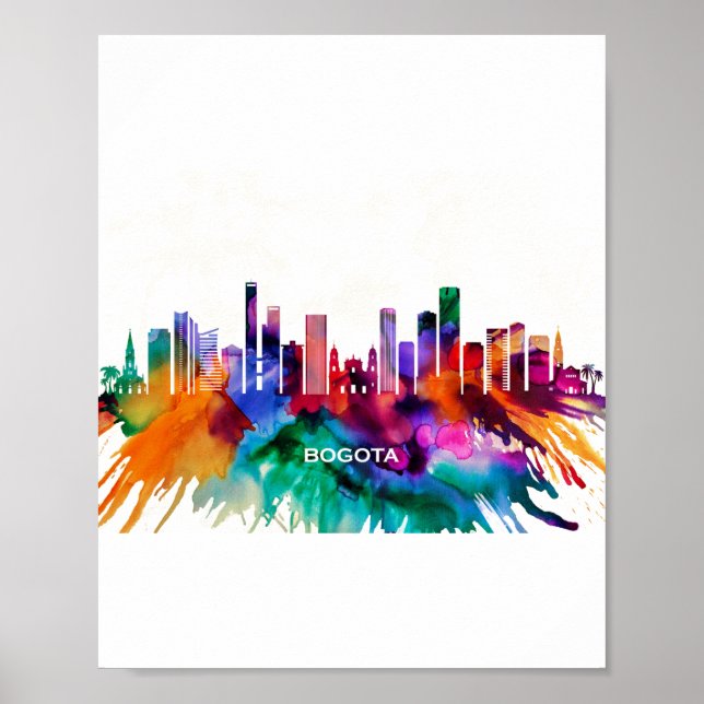 Poster Bogota Skyline (Frente)