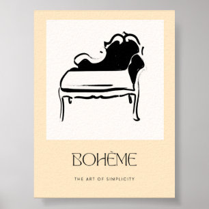Poster Boheme Minimalista Wall Art