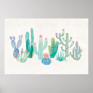 Poster Bohemian Cactus