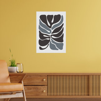 Poster Bohemian Flower Market | Folhas de Abstrato modern