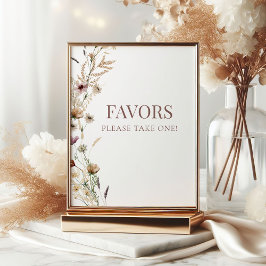 Poster Bohemian Watercolor — Favor do Chá de panela