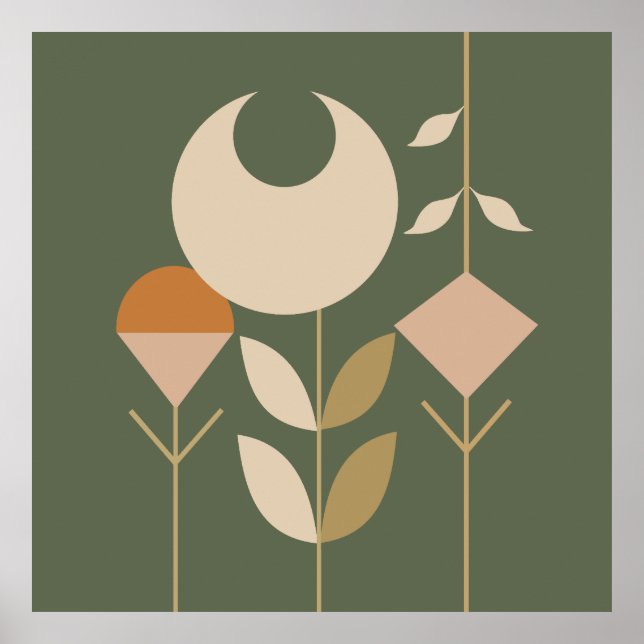 Poster Boho Abstrato Lily (Frente)