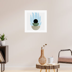 Poster Boho Abstrato Shapes