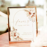 Poster Boho Beige - Sinal de Favoritos | Chá de Grass Pam<br><div class="desc">Este Sinal de Favor apresenta uma elegância minimalista maravilhosamente moderna para mostrar no seu chá,  casamento ou evento especial. Edite facilmente a maioria dos textos para corresponder ao seu evento! As cores de texto e arco são totalmente editáveis —> clique no botão "Personalizar mais" para editar!</div>