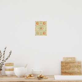 Poster Boho Celestial Wall Art | Sun e Lua espiritual
