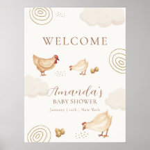 Boho Chick Em Breve Chuvada de Bebê Bem-vindo 