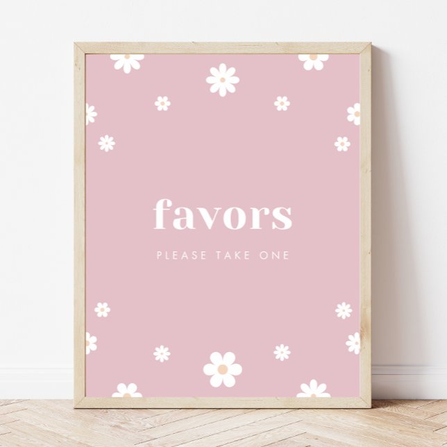 Poster Boho Daisy favorece o sinal de Festa de aniversári (Criador carregado)