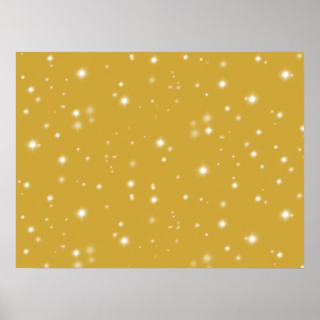Poster Boho Dourado Starlight (Frente)