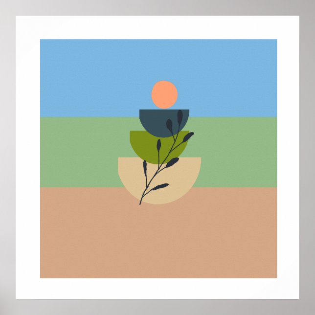 Poster "Boho Dreams" Poster - Design livre (Frente)