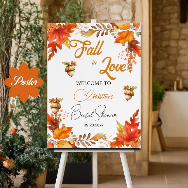 Poster Boho Floral Chá de Noiva Bem-vindo ao Amor (Criador carregado)