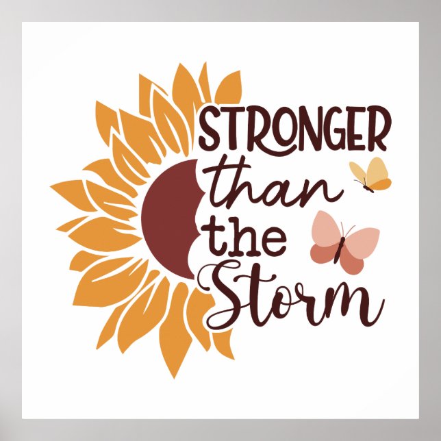 Poster Boho Flowers Flores Selvagens Bíblia Verso (Frente)