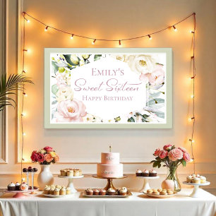 Poster Boho Greenery Floral Frame Doce Sessenta Banner