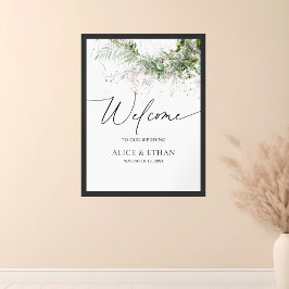 Poster Boho Greenery Sai Do Casamento De Boho