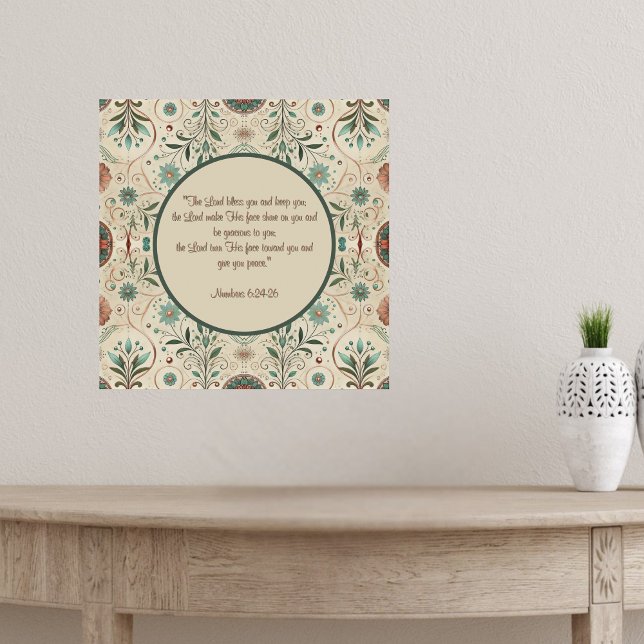 Poster Boho Herb Bênção (Criador carregado)