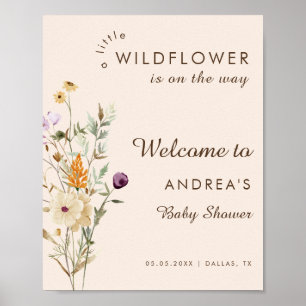 Poster Boho Little Wildflower Sinal de Boho