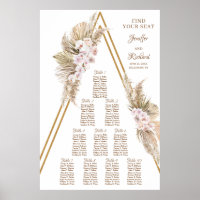 Boho Palm Seco Pampas Grass Arca Rosa Dourada Dust