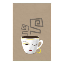 Boho pequeno café branco africano, café, parte 4