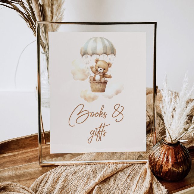 Poster Boho podemos esperar livros e presentes (Criador carregado)