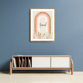 Poster Boho Rainbow Wall Art