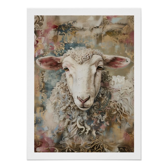 Póster Boho Style Shep Poster por Designs PS Nature (Frente)
