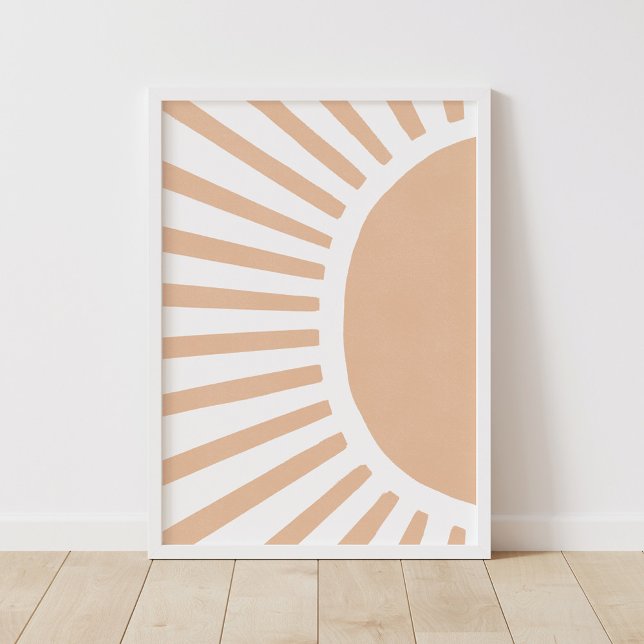 Poster Boho Sun Boho Nursery Decor Wall Art (Criador carregado)