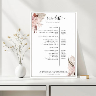 Poster Boho Trendy Pricelist