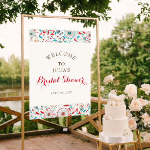 Poster Boho Tribal Feather Dreamcatcher Chá de panela