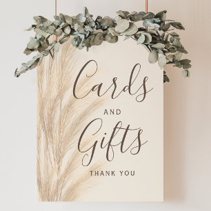 Poster Boho verão pampas pras presentes