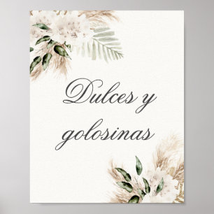 Poster Boho Wedding Espanhol