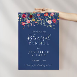 Poster Boho Wildflower Janta bem-vindo