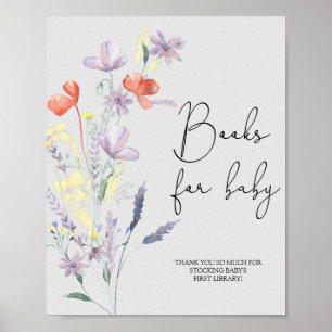 Poster Boho Wildflowers - Livros para bebê