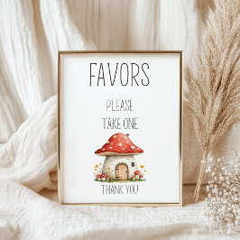 Poster Boho Woodland Animal Chá de fraldas Favorece Sinal