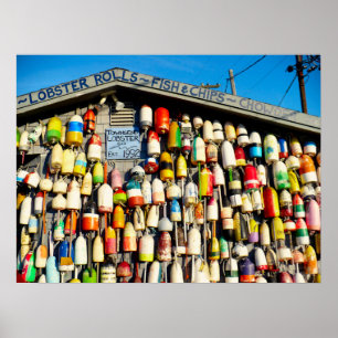 Poster Boias de lagosta Vintage