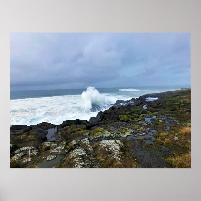 Poster Boiler Bay State Wayside, Depoe Bay, Oregon (Frente)