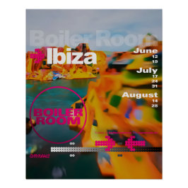Póster Boiler Room - Amnesia Ibiza