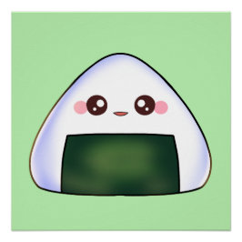 Póster Bola de Arroz Onigiri