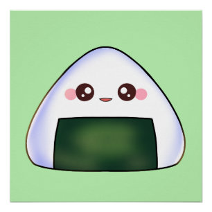 Póster Bola de Arroz Onigiri
