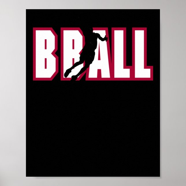 Poster Bola de Basquete (Frente)