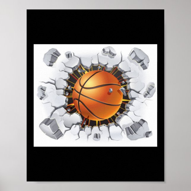 Poster Bola de Basquete 1 (Frente)