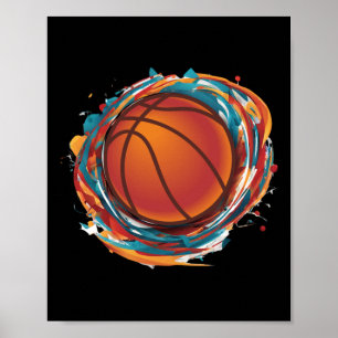 Poster Bola de basquetebol