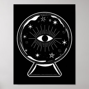 Poster Bola de Cristal Mágica para Escrutar Tudo